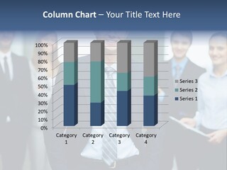 Businesspeople Smiling Formal PowerPoint Template