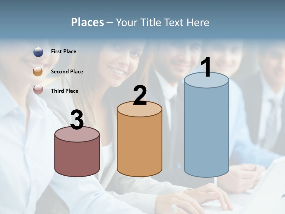 Caucasian Occupation Together PowerPoint Template