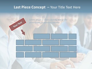 Caucasian Occupation Together PowerPoint Template
