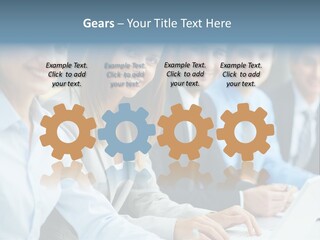 Caucasian Occupation Together PowerPoint Template