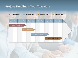 Caucasian Occupation Together PowerPoint Template