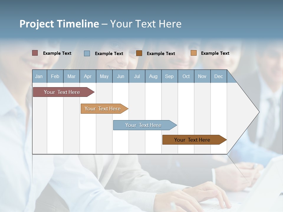 Caucasian Occupation Together PowerPoint Template
