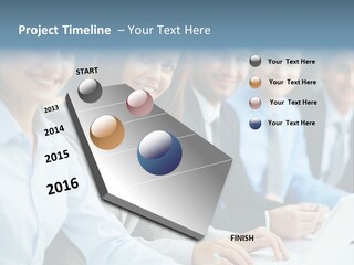 Caucasian Occupation Together PowerPoint Template
