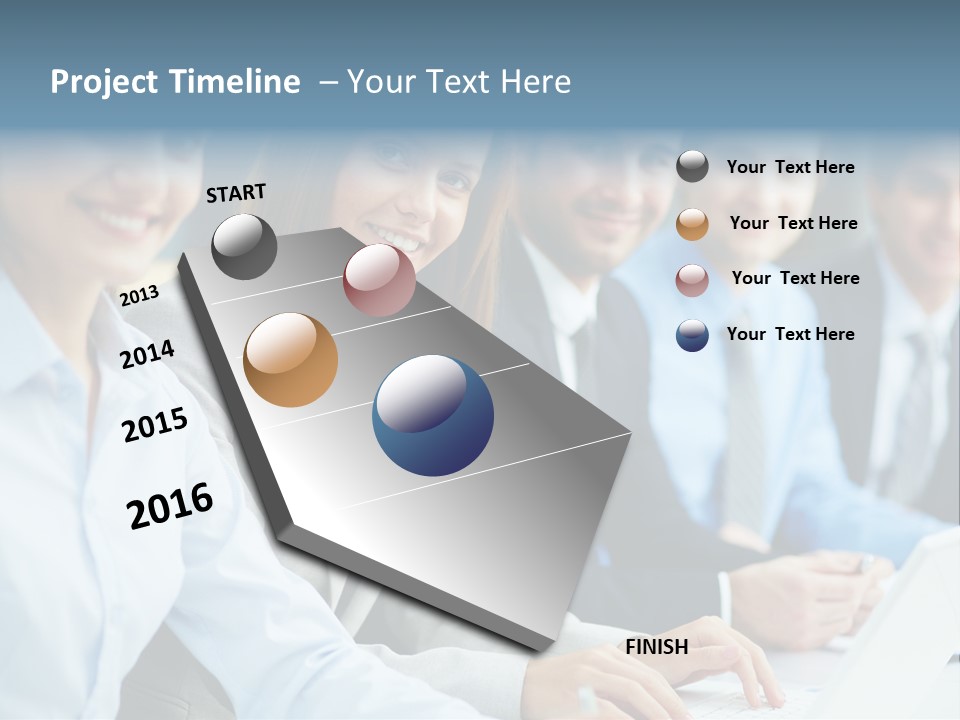Caucasian Occupation Together PowerPoint Template