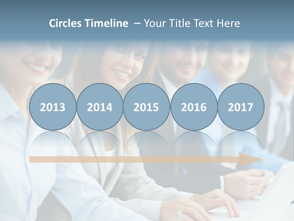 Caucasian Occupation Together PowerPoint Template