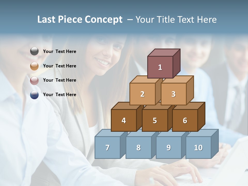 Caucasian Occupation Together PowerPoint Template