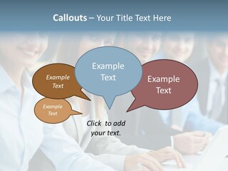 Caucasian Occupation Together PowerPoint Template