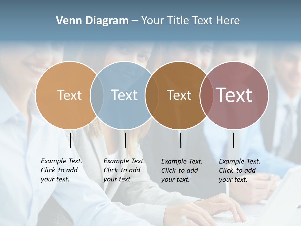 Caucasian Occupation Together PowerPoint Template