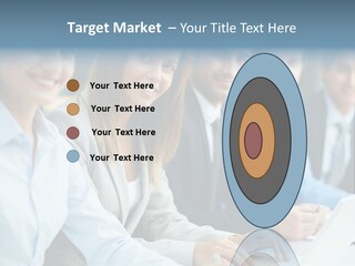 Caucasian Occupation Together PowerPoint Template