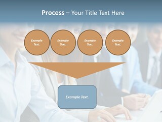 Caucasian Occupation Together PowerPoint Template