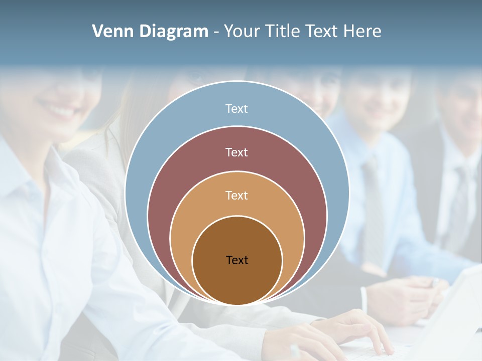 Caucasian Occupation Together PowerPoint Template