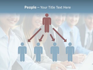 Caucasian Occupation Together PowerPoint Template