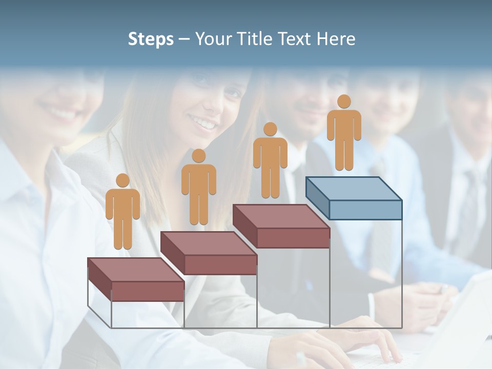 Caucasian Occupation Together PowerPoint Template