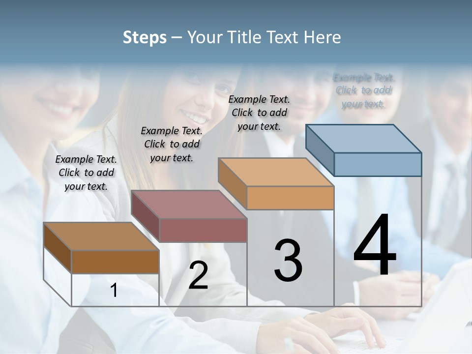 Caucasian Occupation Together PowerPoint Template