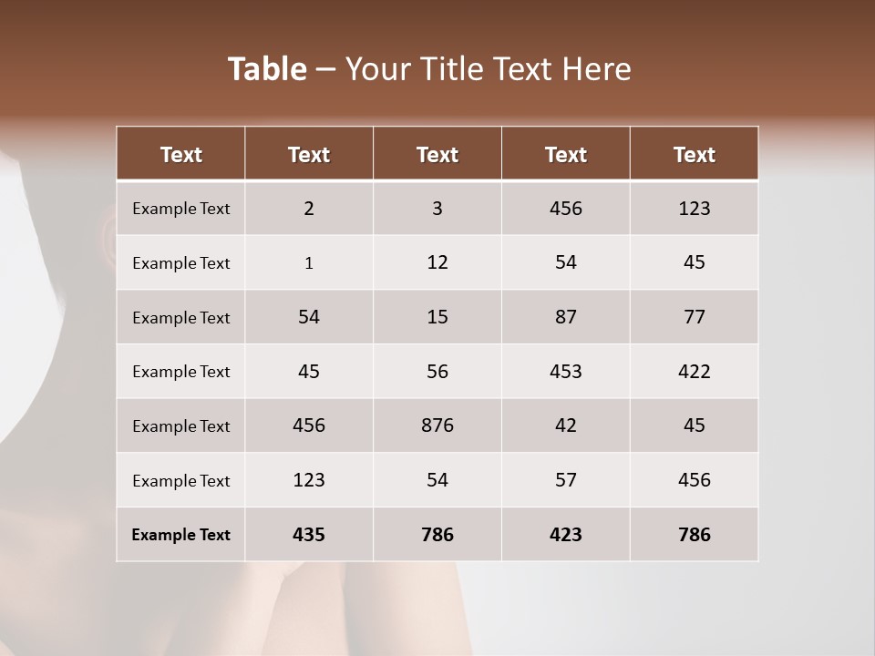 Spa Care Naked PowerPoint Template