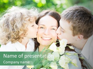 Love Beautiful Family PowerPoint Template
