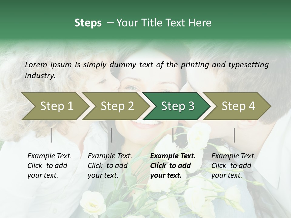 Love Beautiful Family PowerPoint Template