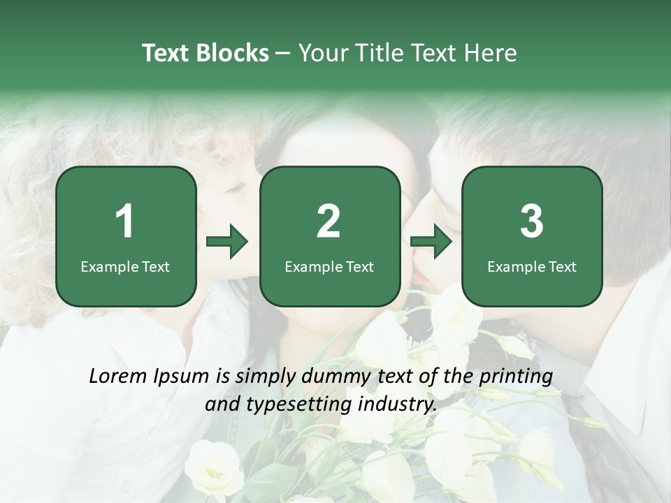 Love Beautiful Family PowerPoint Template