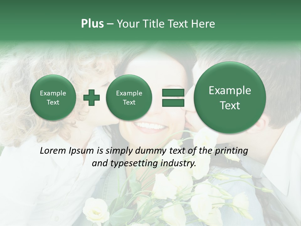 Love Beautiful Family PowerPoint Template