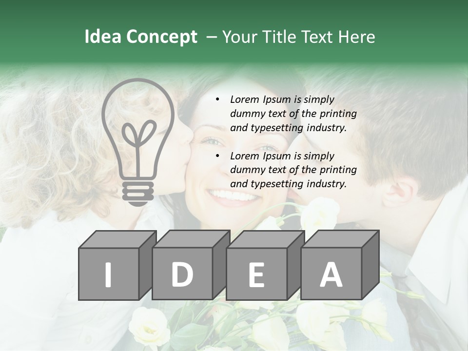Love Beautiful Family PowerPoint Template