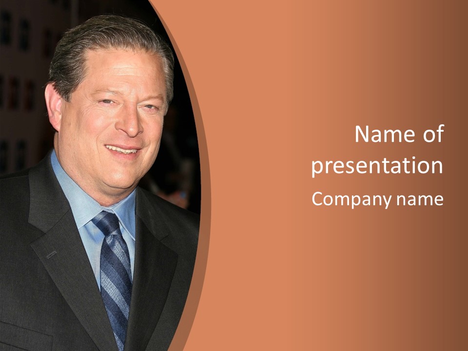 Gore Al Gore Sunset Tower Hotel PowerPoint Template