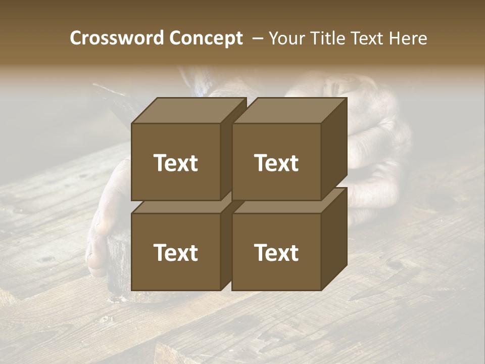 Tools Old Hand PowerPoint Template
