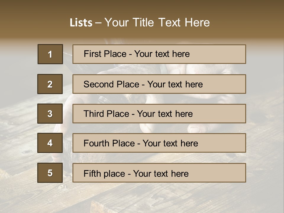 Tools Old Hand PowerPoint Template