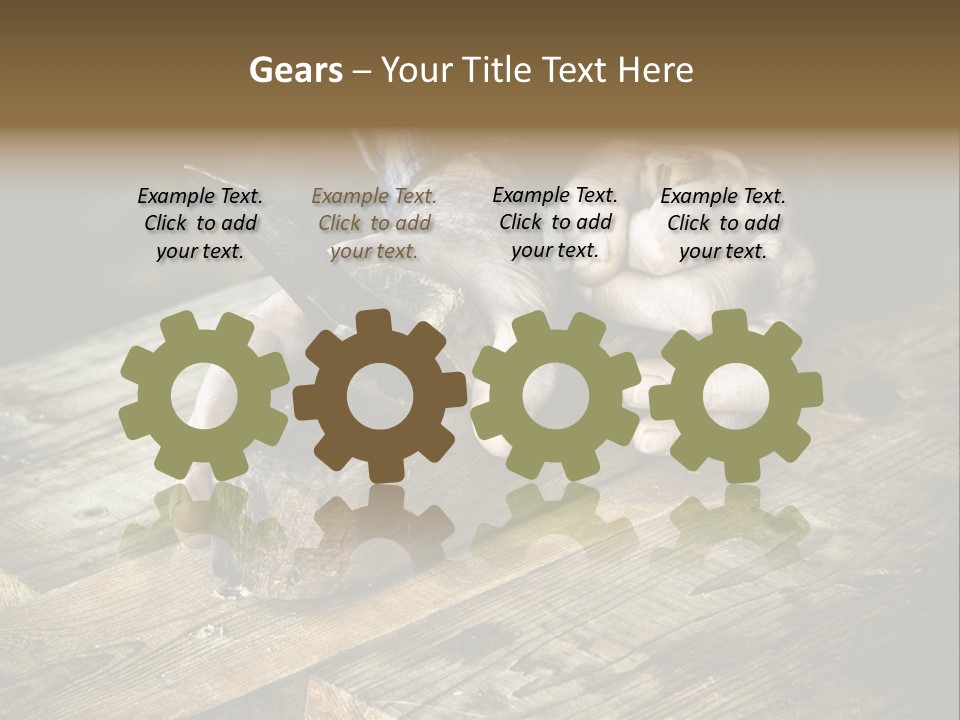 Tools Old Hand PowerPoint Template