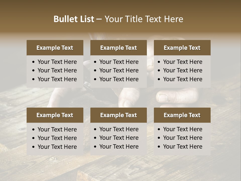 Tools Old Hand PowerPoint Template