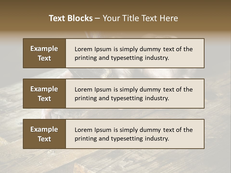 Tools Old Hand PowerPoint Template