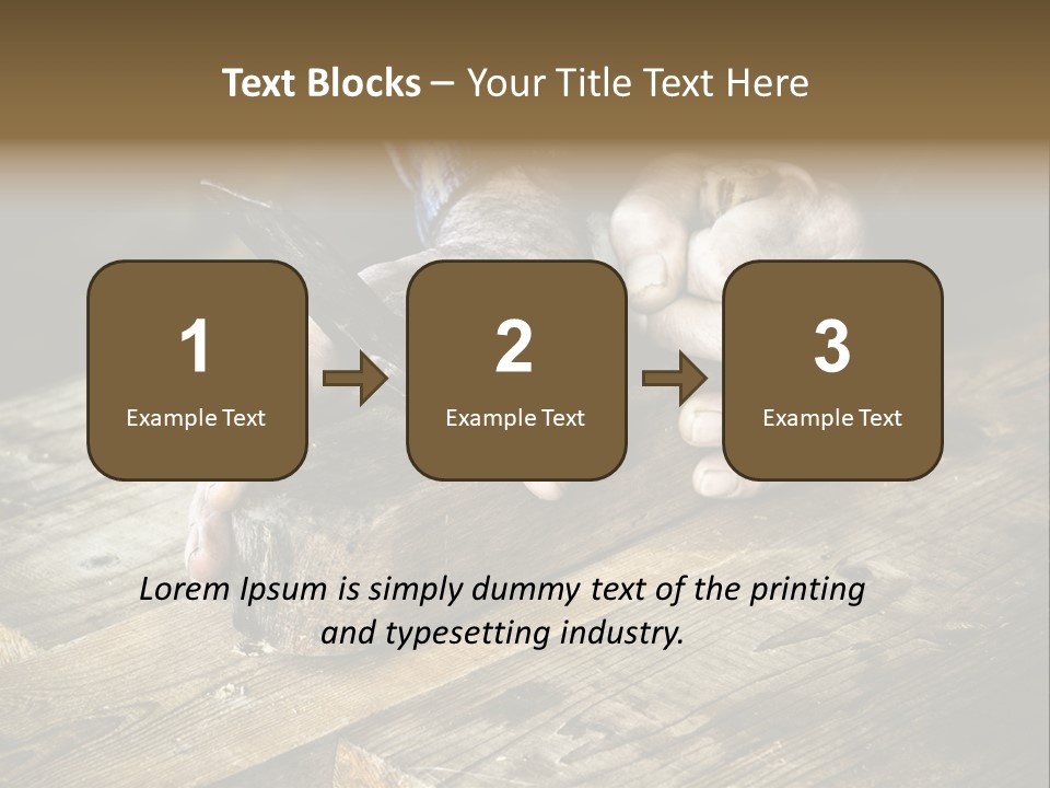 Tools Old Hand PowerPoint Template