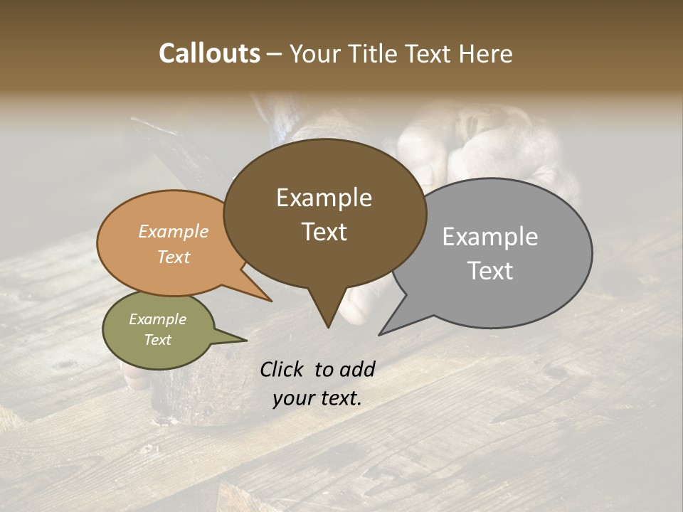 Tools Old Hand PowerPoint Template