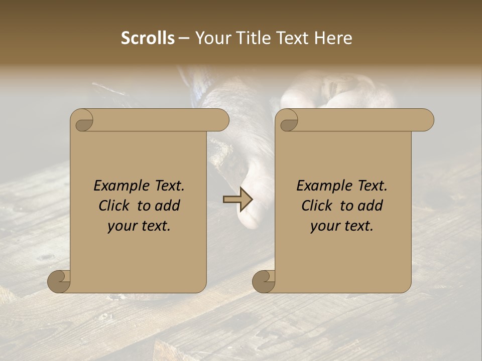 Tools Old Hand PowerPoint Template