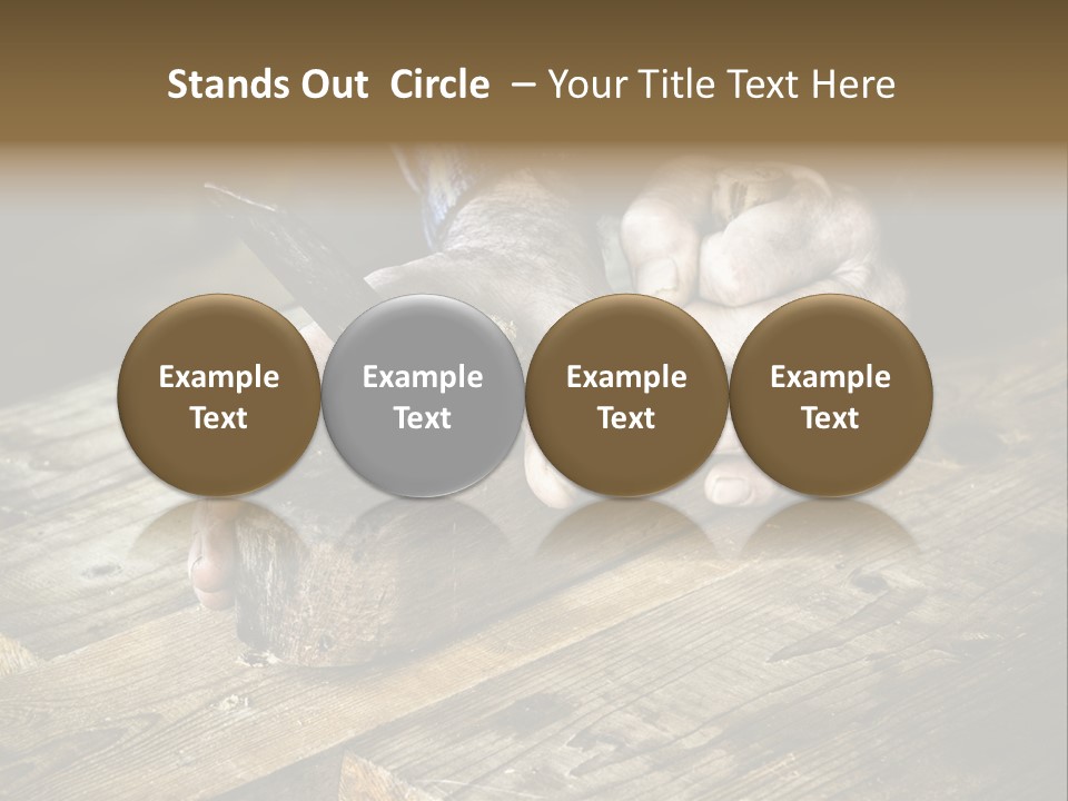 Tools Old Hand PowerPoint Template