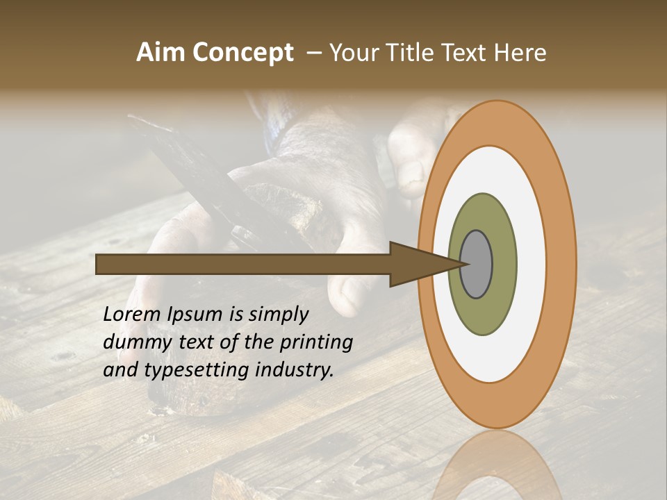 Tools Old Hand PowerPoint Template