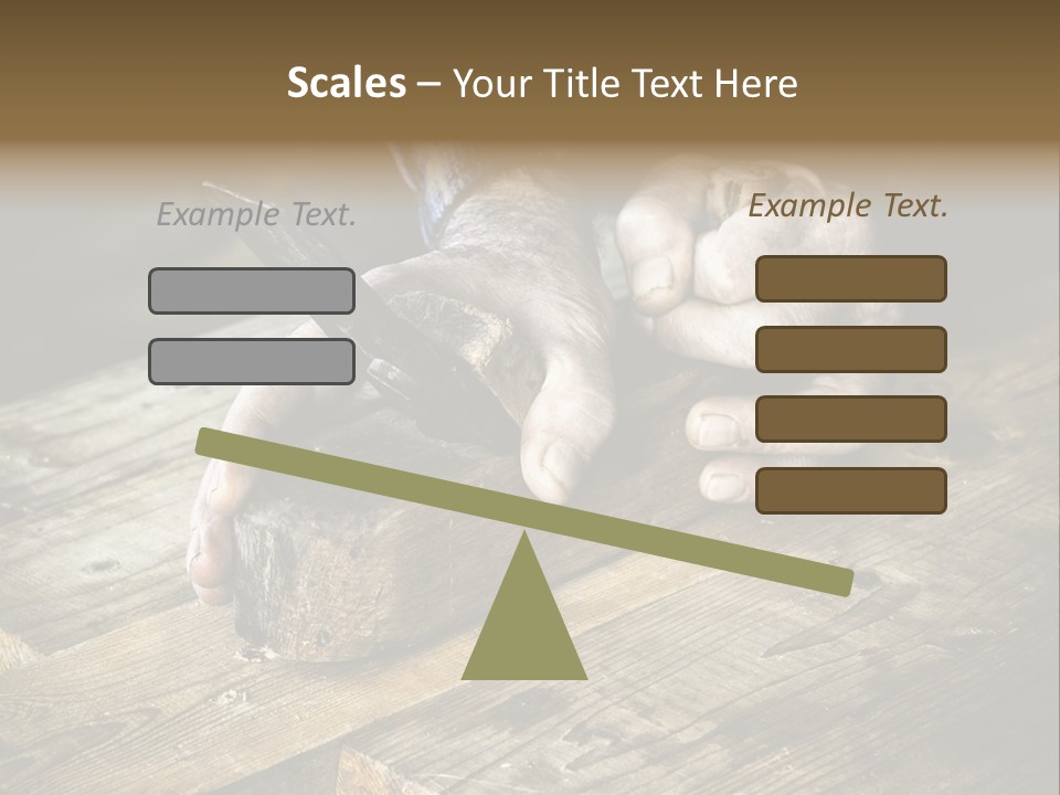 Tools Old Hand PowerPoint Template