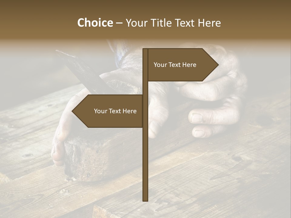 Tools Old Hand PowerPoint Template