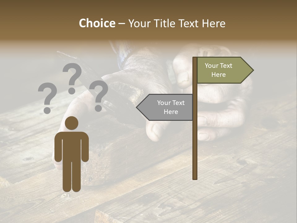 Tools Old Hand PowerPoint Template