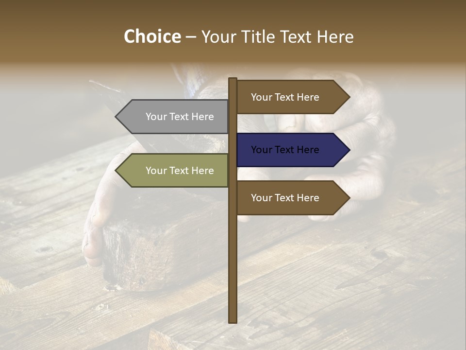Tools Old Hand PowerPoint Template