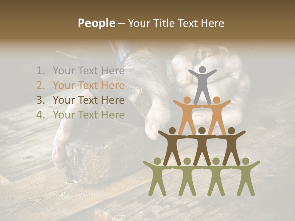 Tools Old Hand PowerPoint Template