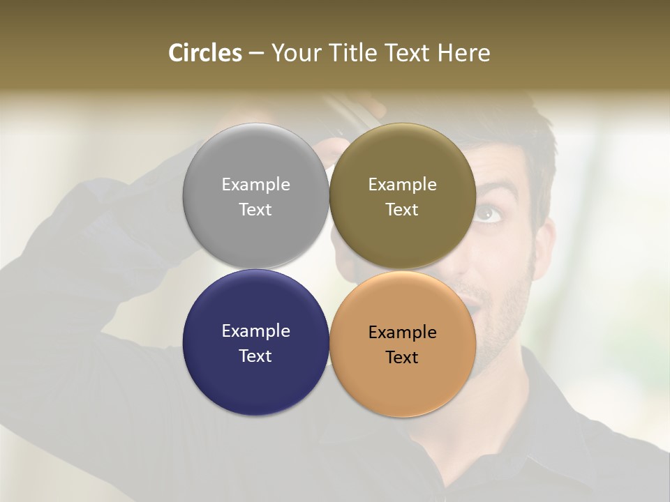 Electricity Young Haircut PowerPoint Template