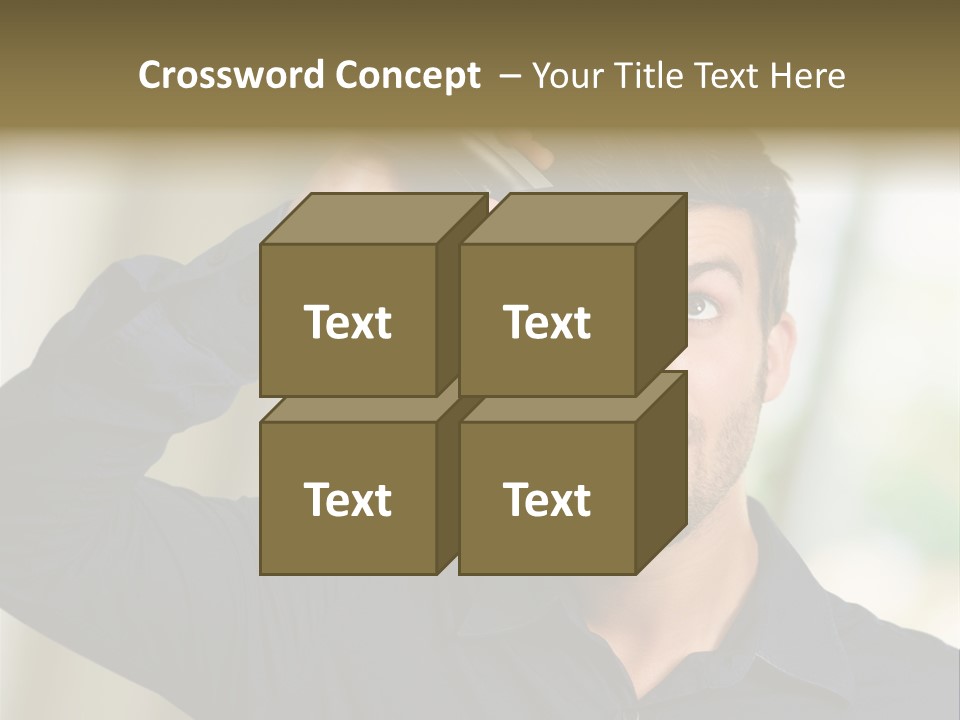 Electricity Young Haircut PowerPoint Template