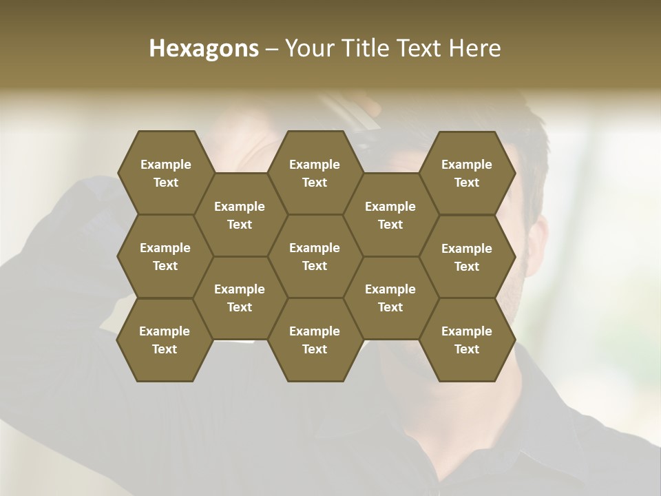 Electricity Young Haircut PowerPoint Template