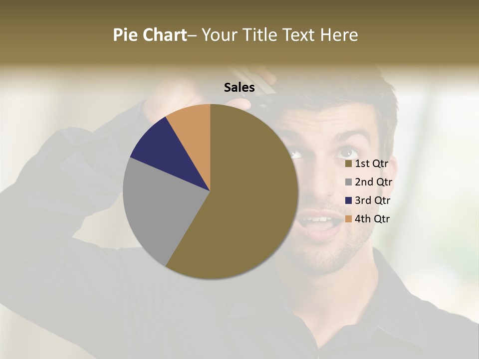 Electricity Young Haircut PowerPoint Template