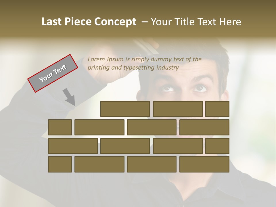 Electricity Young Haircut PowerPoint Template