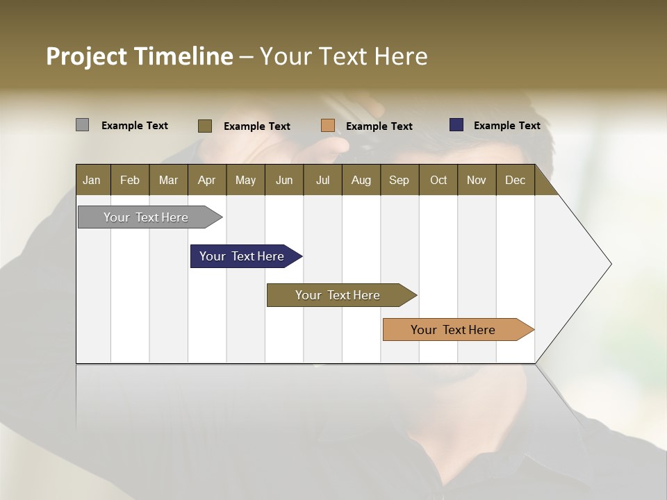 Electricity Young Haircut PowerPoint Template
