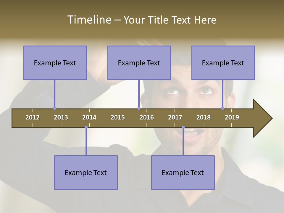 Electricity Young Haircut PowerPoint Template