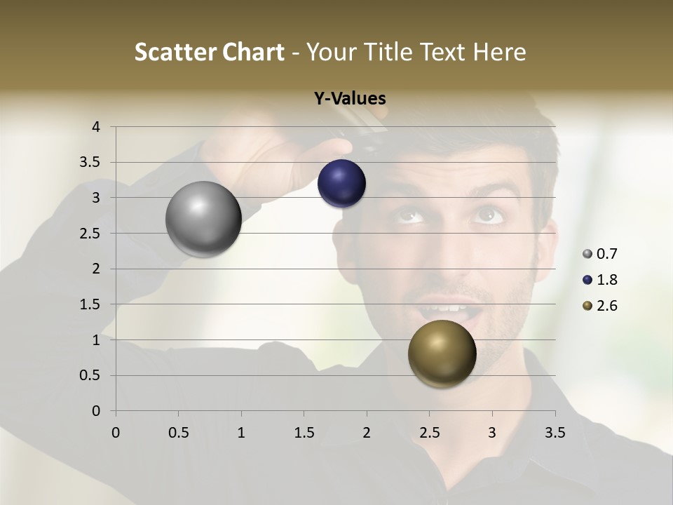 Electricity Young Haircut PowerPoint Template