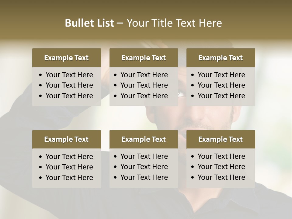 Electricity Young Haircut PowerPoint Template