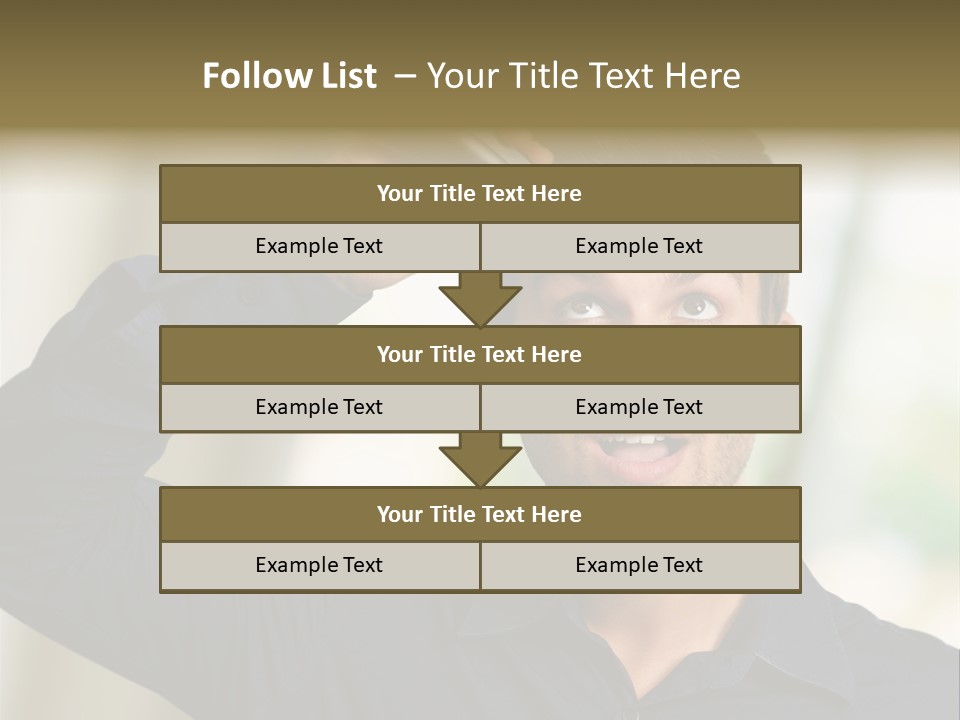 Electricity Young Haircut PowerPoint Template